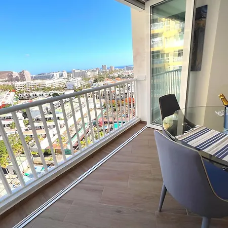Panoramic & Sea View In Playa De Americas, Tenerife South דירה