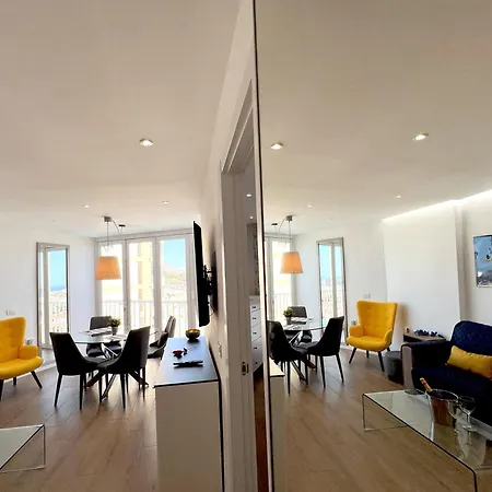 Panoramic & Sea View In Playa De Americas, Tenerife South דירה *