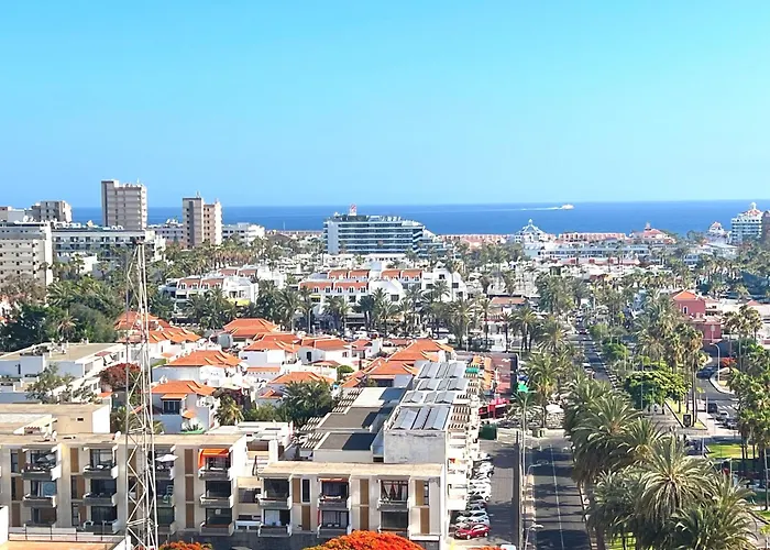아파트 Panoramic & Sea View In Playa De Americas, Tenerife South *