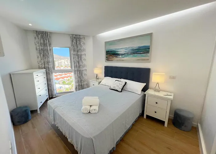 Panoramic & Sea View In Playa De Americas, Tenerife South 아파트 *