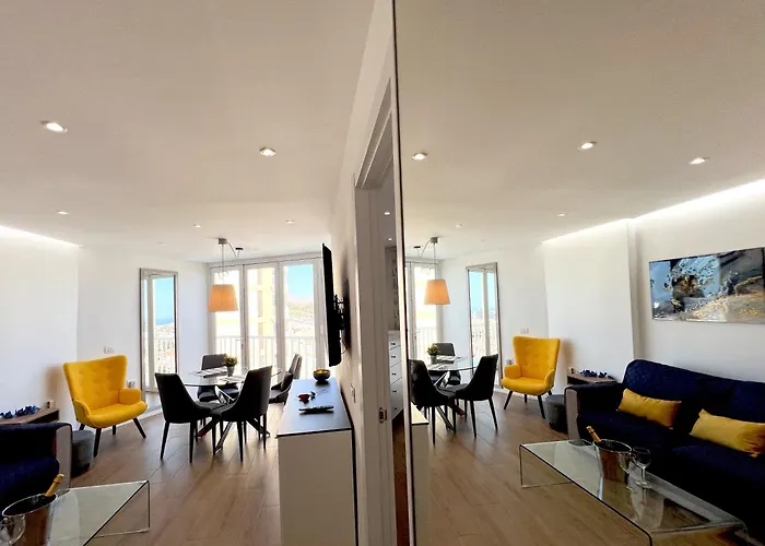 Panoramic & Sea View In Playa De Americas, Tenerife South Apartman *